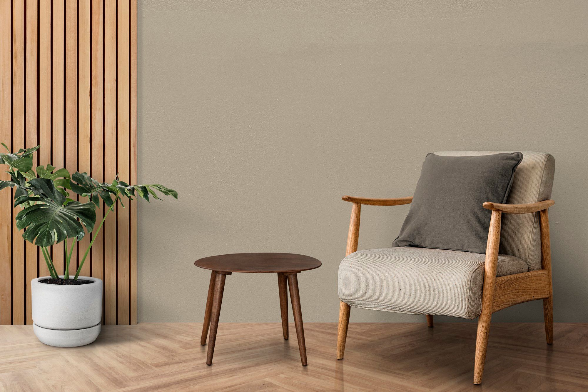 Minimalistic and modern living room
