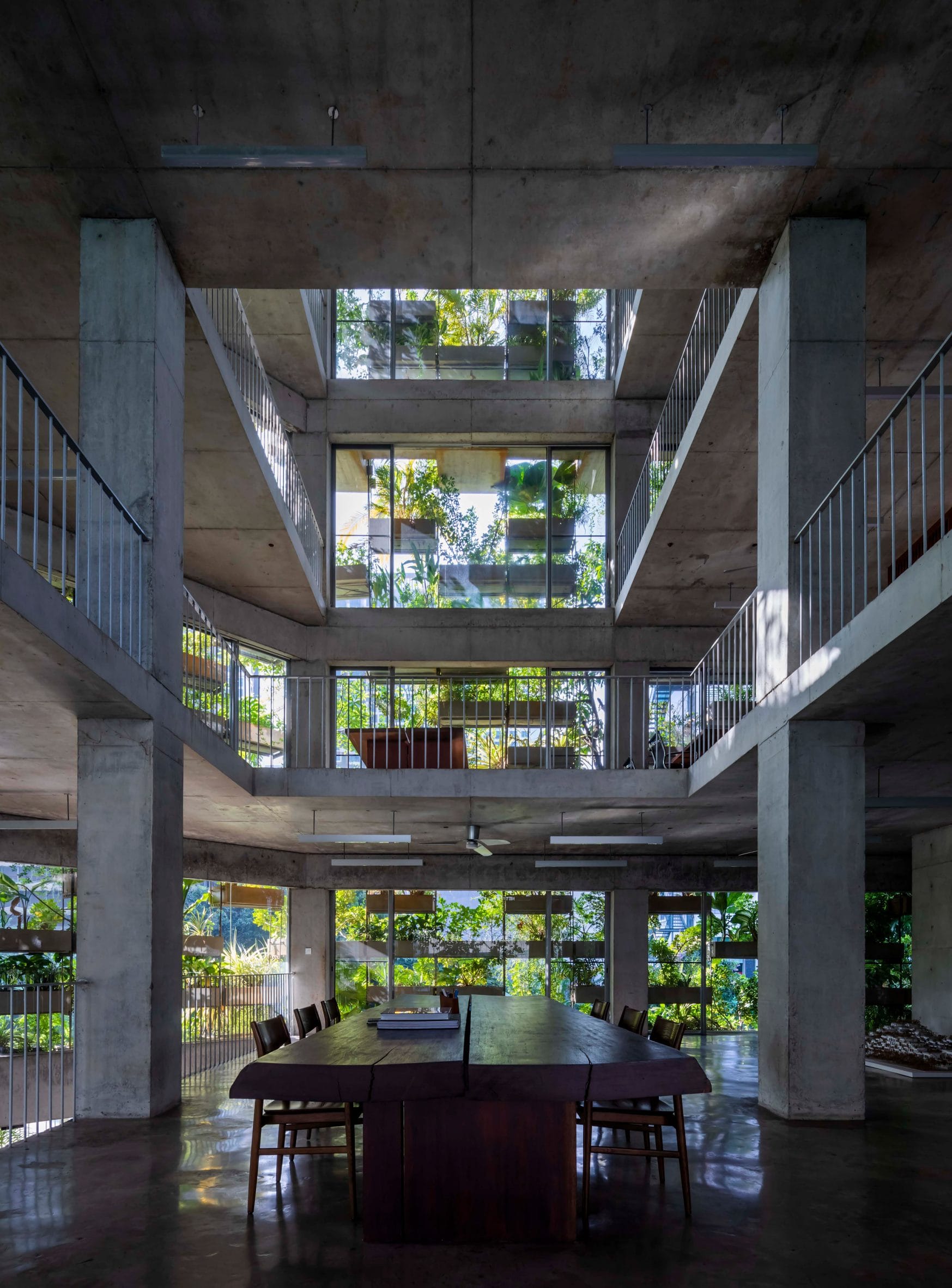 Vietnam office in urban fruit and vegetables farm