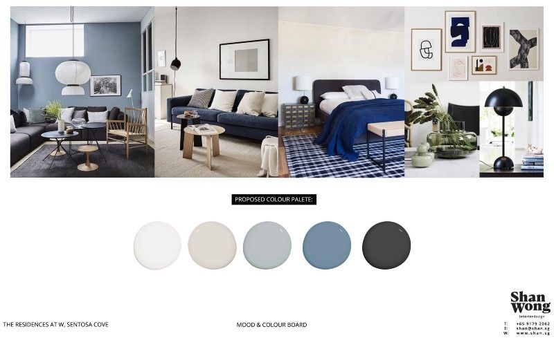 Shan Wong Interior Design — Colour Palette — Mood board